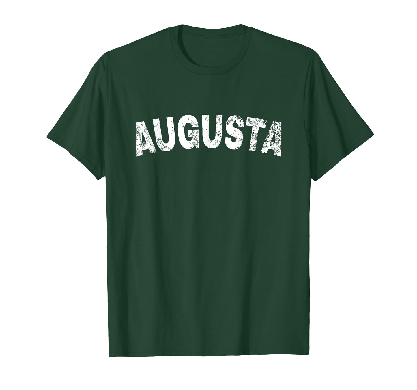 Vintage Augusta White Text Apparel T-Shirt