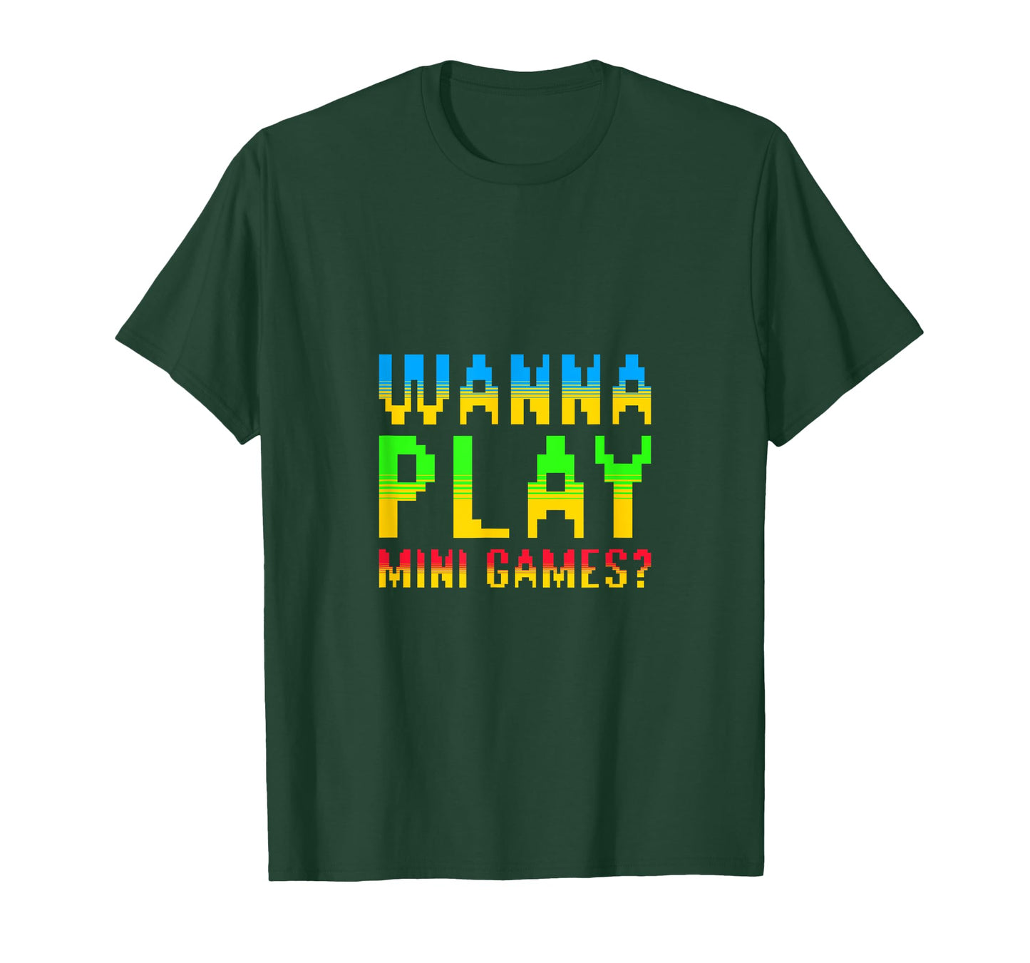 Wanna Play Mini Games? Retro Arcade Gamer Meme Monkey T-Shirt