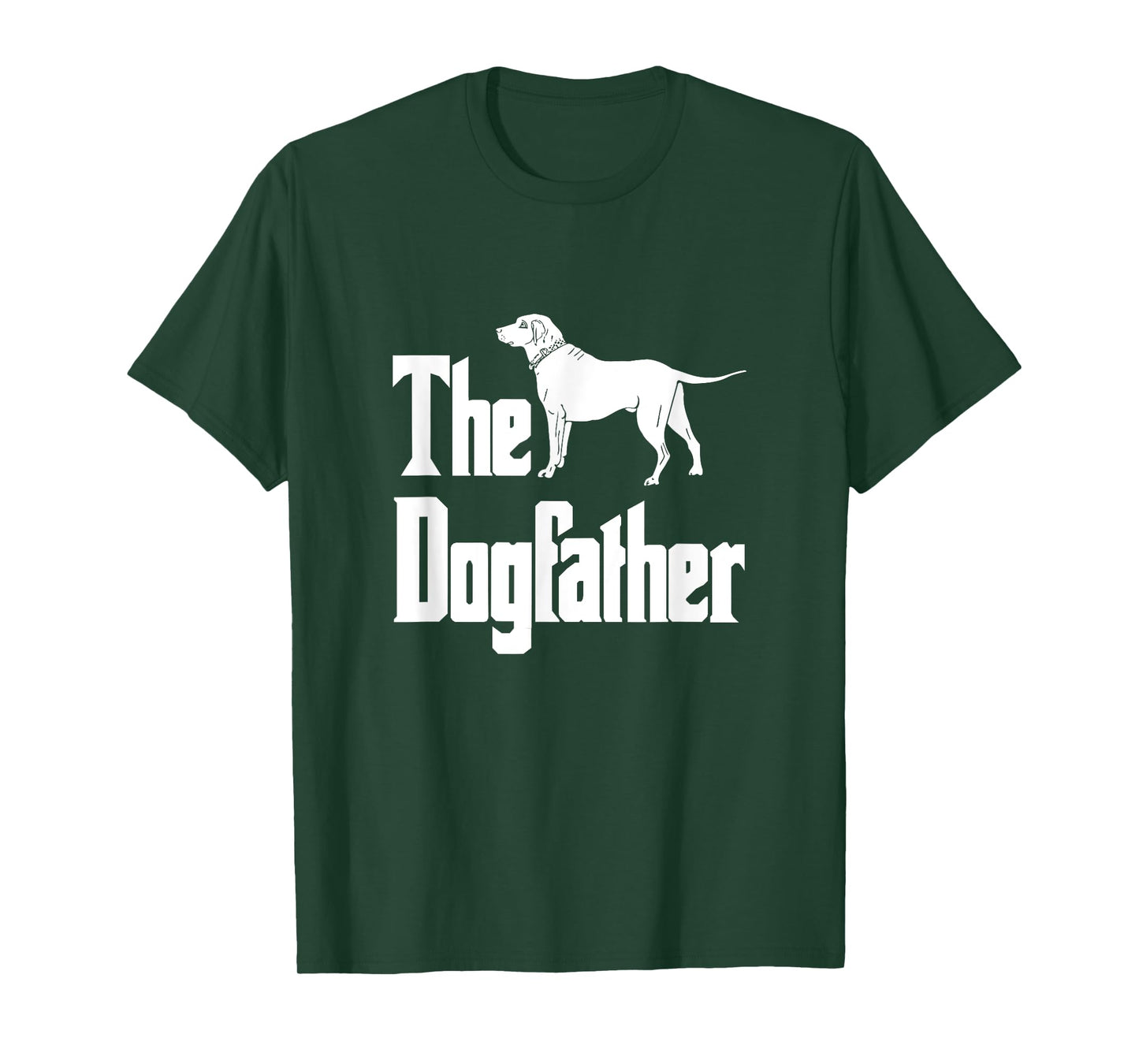 The Dogfather t-shirt, Labrador silhouette, funny dog Men Women Girls Kids T-Shirt