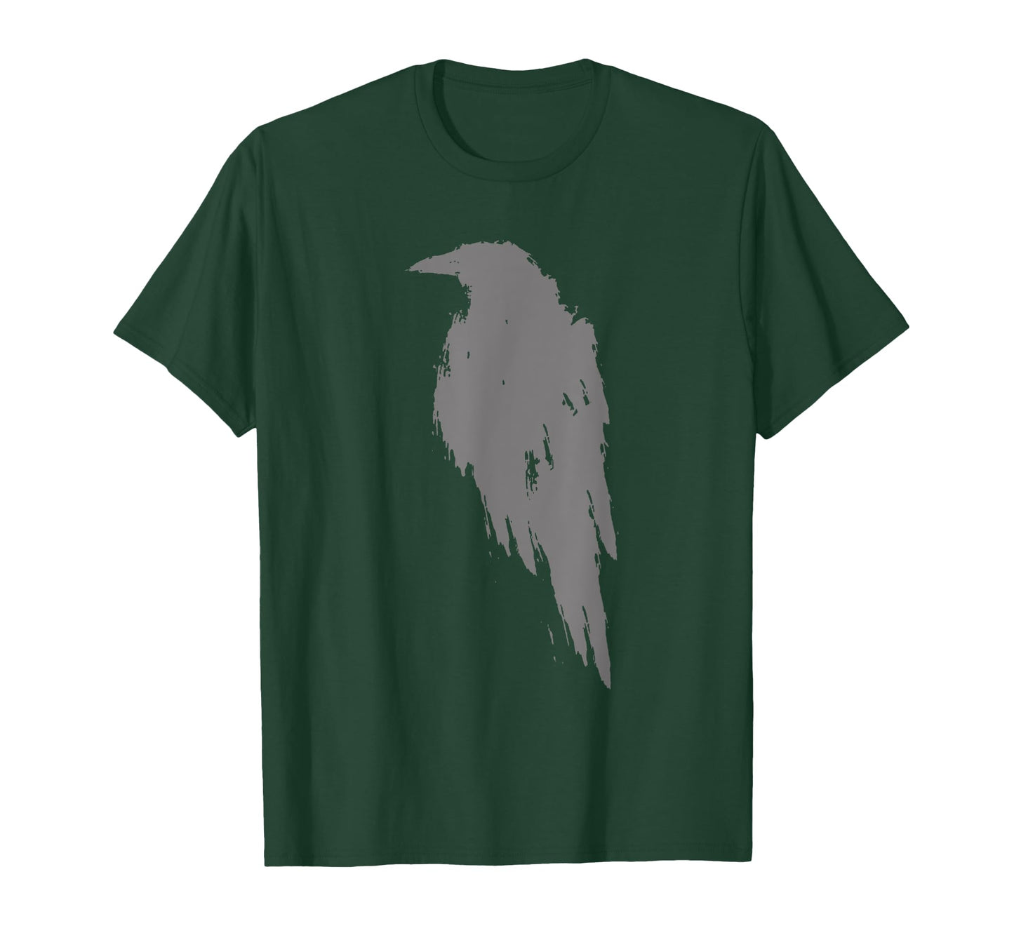 Beautiful Black Crow Raven Bird Watch. Birds Silhouette T-Shirt