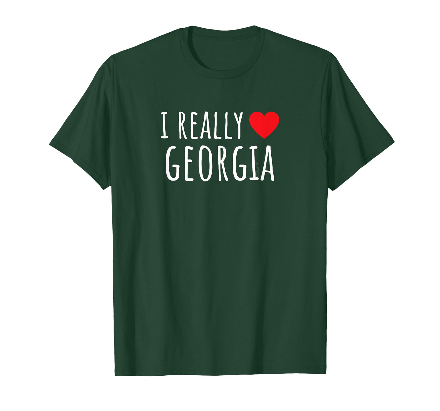I REALLY LOVE (HEART) GEORGIA Funny US State T-Shirt