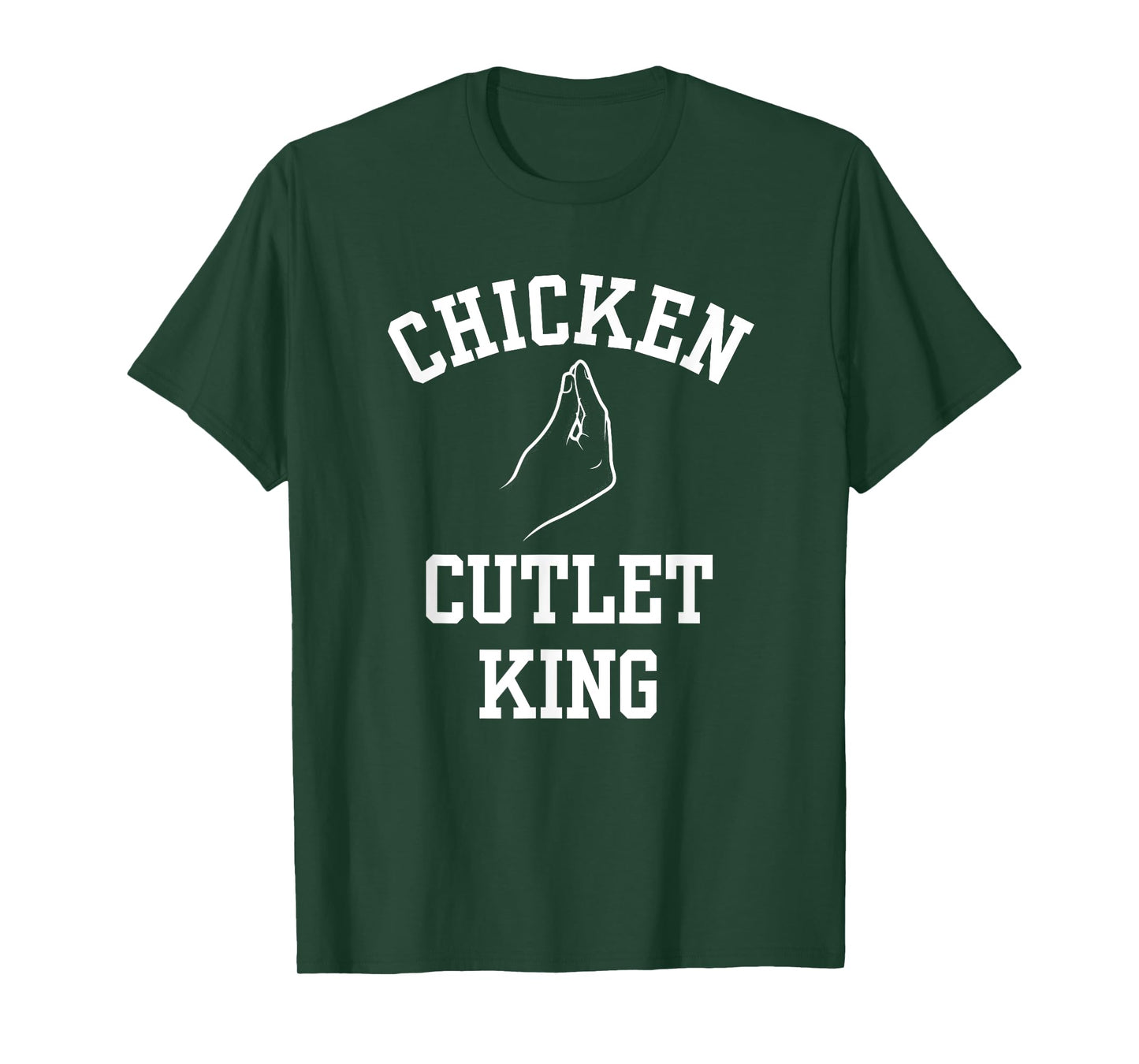 Chicken Cutlet King Funny Italian Hand, Italian Foodie T-Shirt