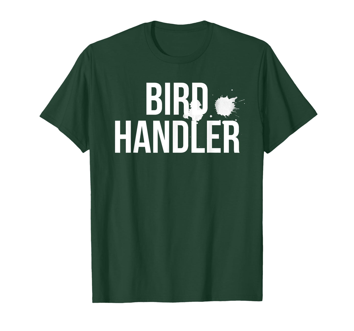 Bird Handler Shirt Halloween Costume tshirt with droppings