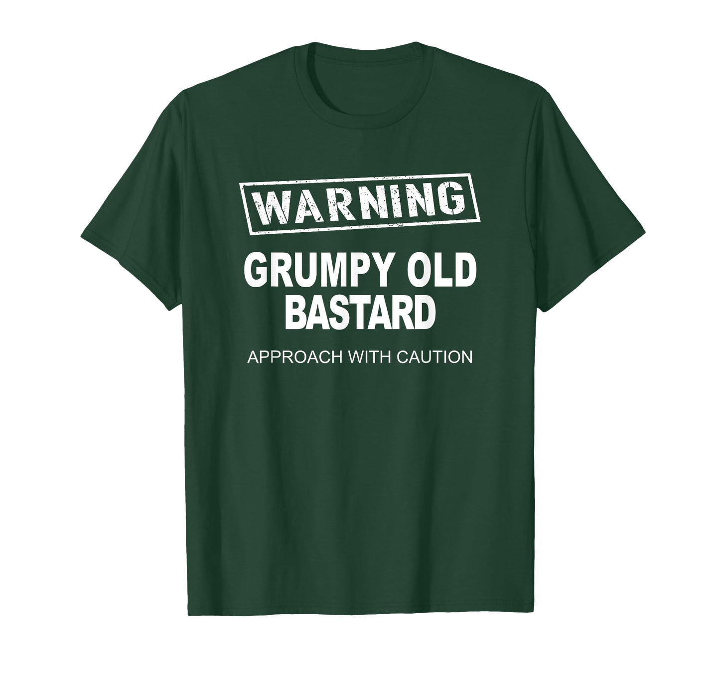 Warning Grumpy Old Ba-stard Approach With Caution T-Shirt