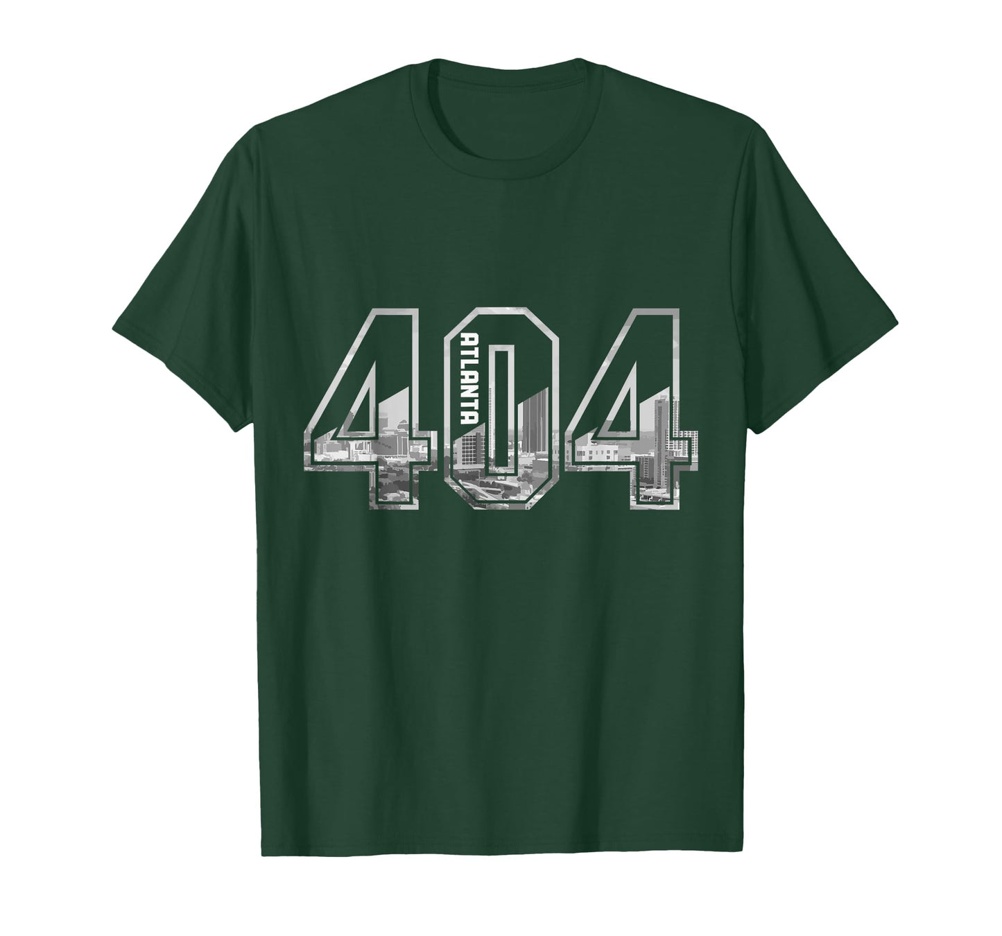 Atlanta Georgia ATL 404 Area Code Pride Skyline Vintage T-Shirt