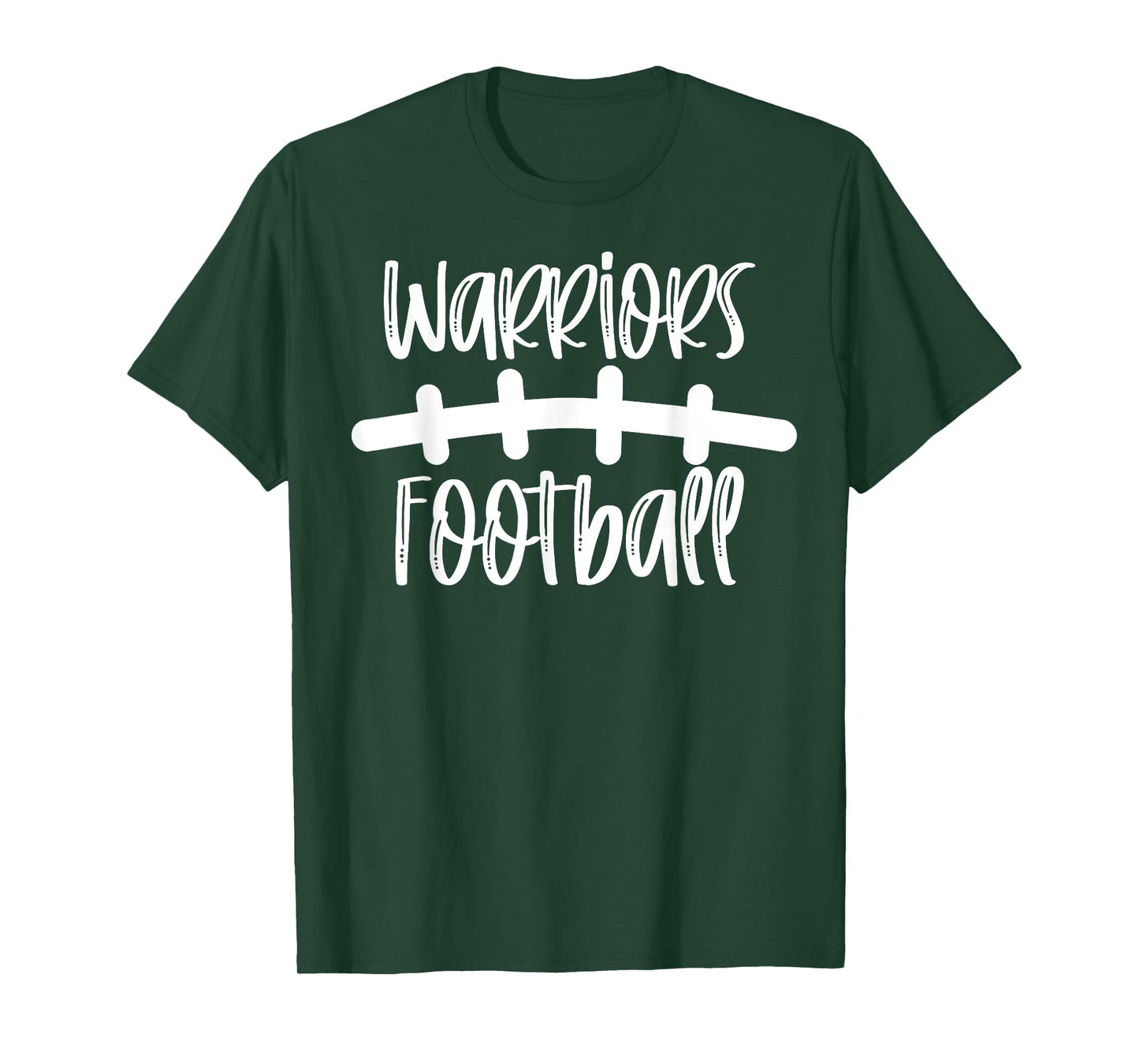 Warriors Football School Spirit Team Mascot Game Night T-Shirt