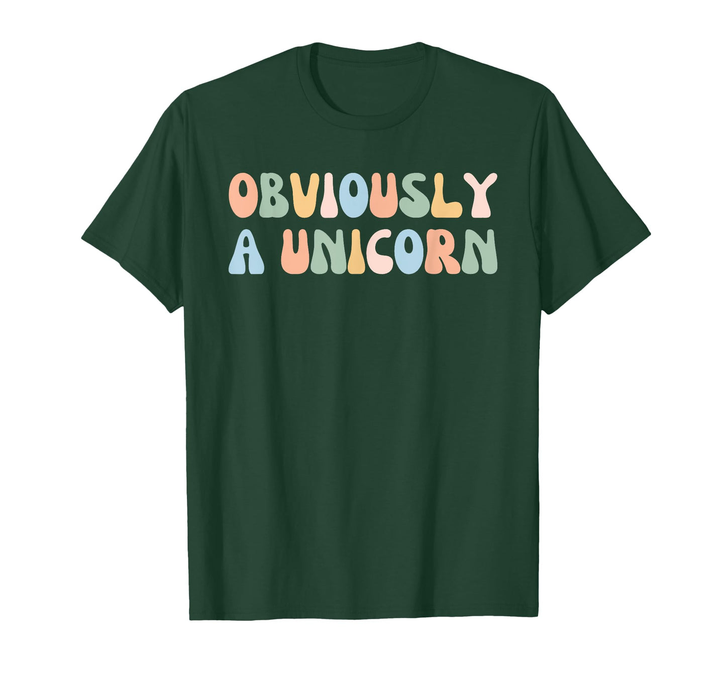 Obviously A Unicorn Love School Grad Lover T-Shirt