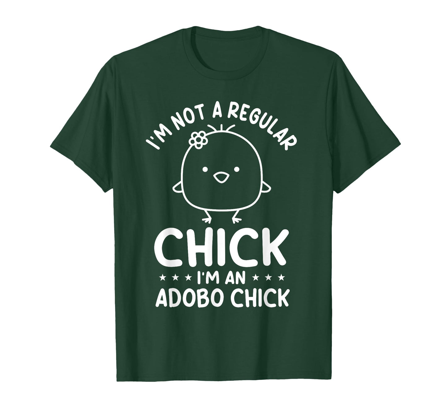 Funny Adobo Chick Saying Filipino Food Pinoy Pinay Humor T-Shirt