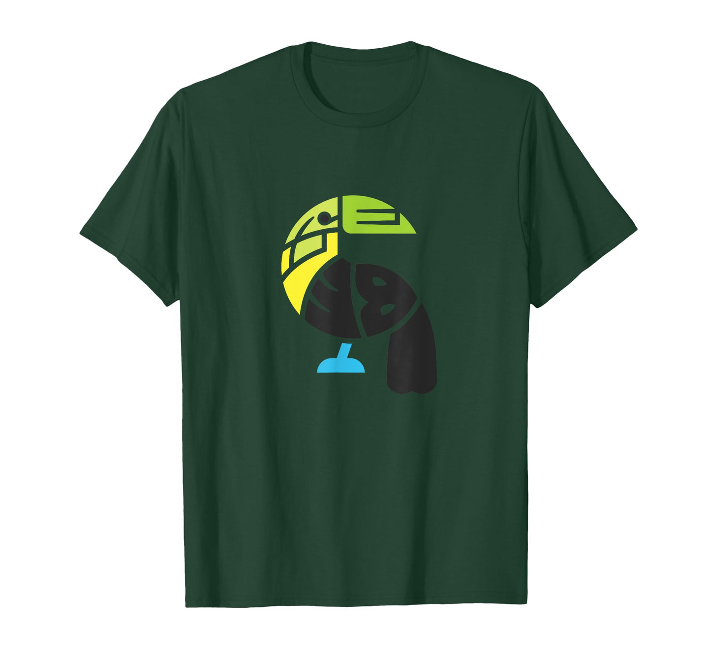 Belize Toucan Colorful Word Art - Funny Animal T-Shirt