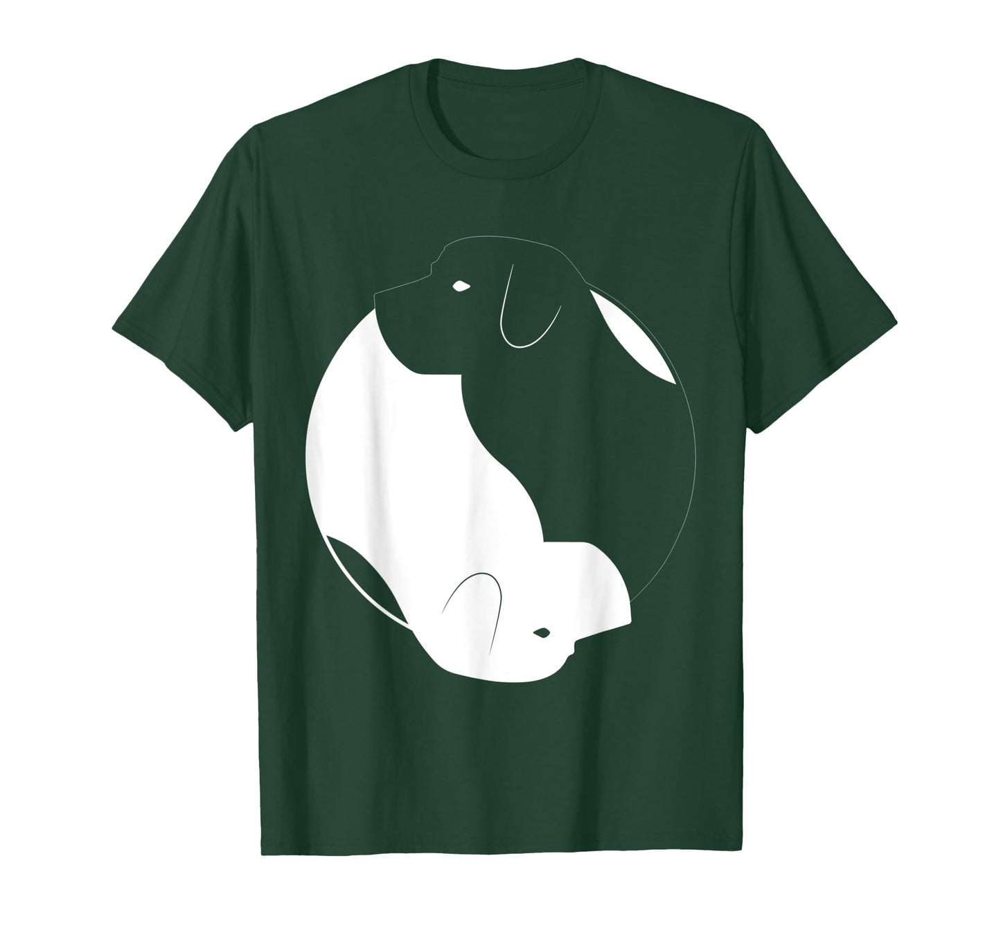 Yin Yang Labrador Funny Retriever Symbol Zen Meditation T-Shirt