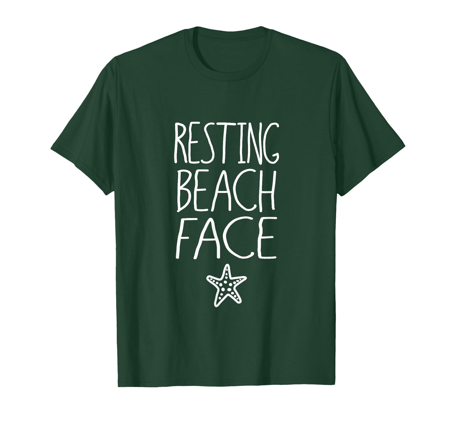 Resting Beach Face T Shirt, Florida Summer Fun Gift Idea Men Women Kids T-Shirt