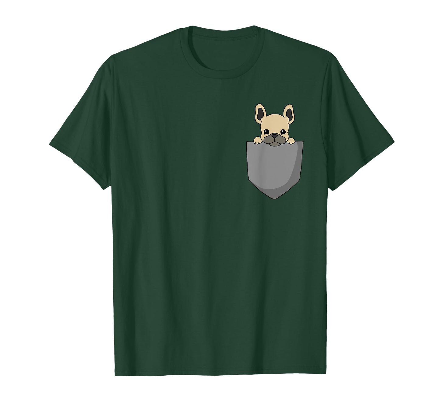 French Bulldog Pocket Funny French Bulldog T-Shirt