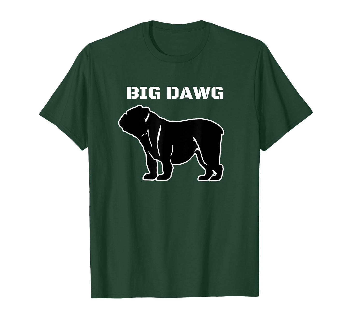 BIG DAWG T Shirt, featuring and English Bulldog T-Shirt for Men