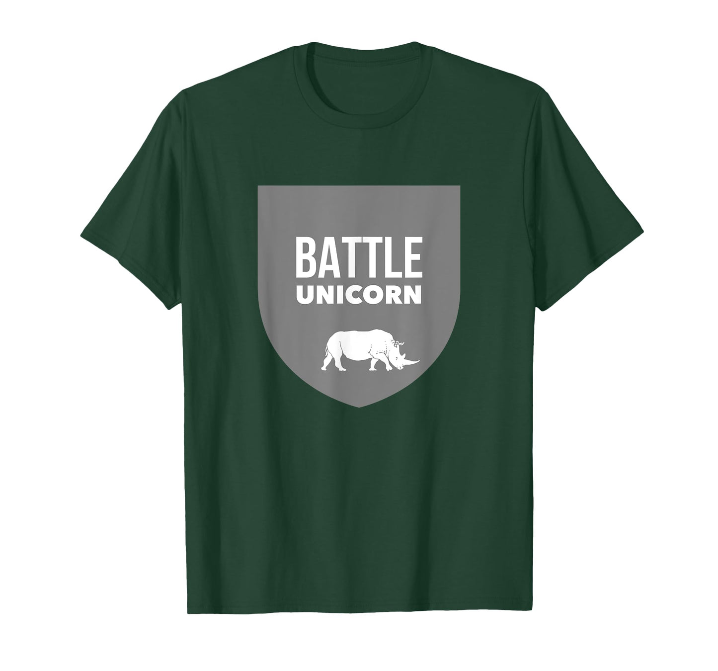 Battle Unicorn Funny Rhinoceros Rhino T-Shirt