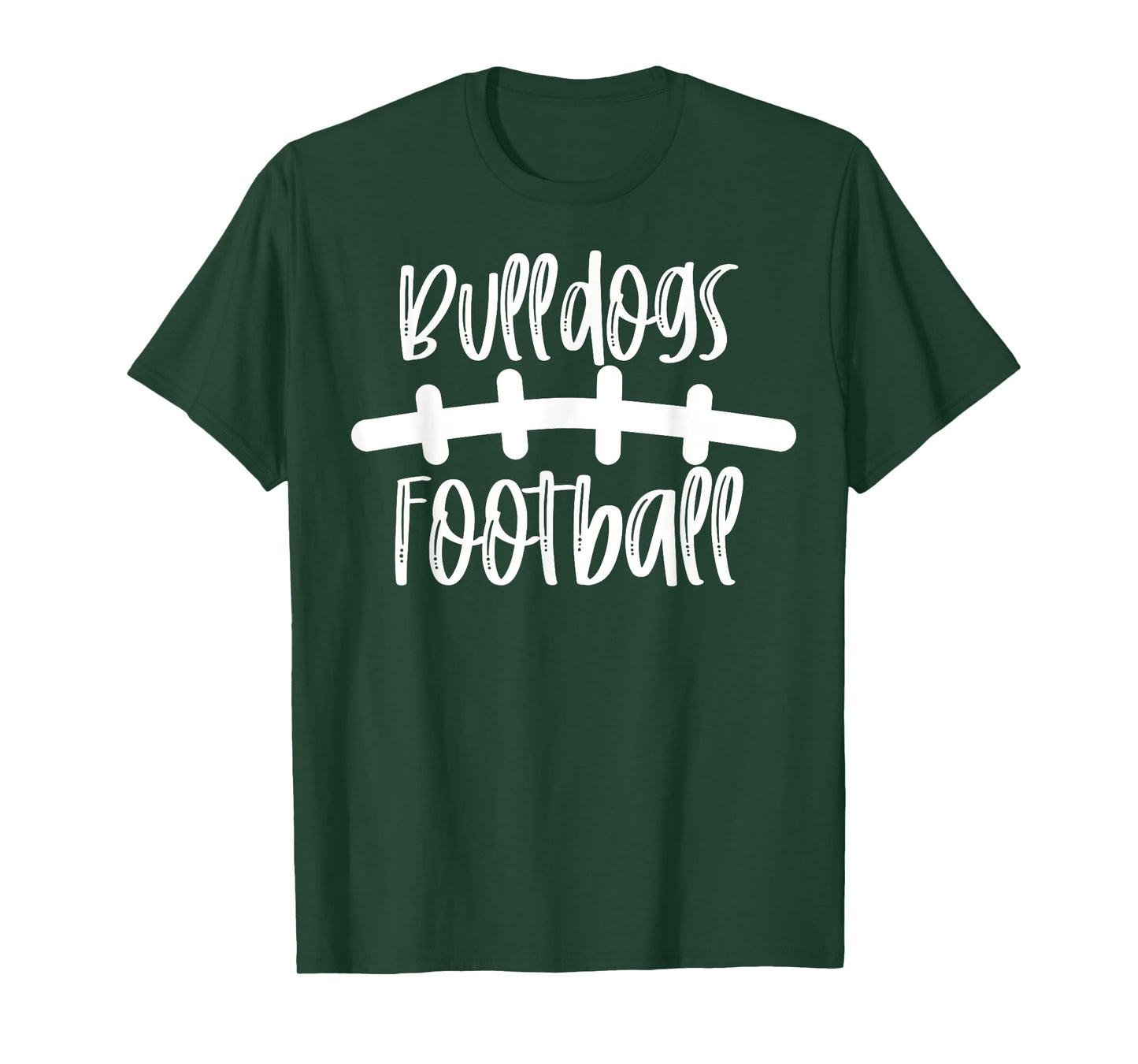 Bulldogs Football School Spirit Team Mascot Game Night T-Shirt