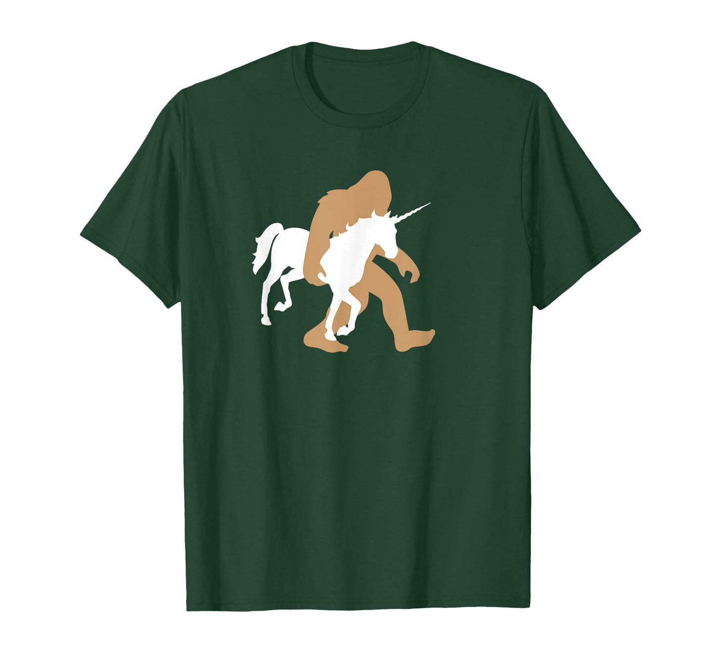 Bigfoot Carrying Unicorn Funny Cute Sasquatch Gift T-Shirt