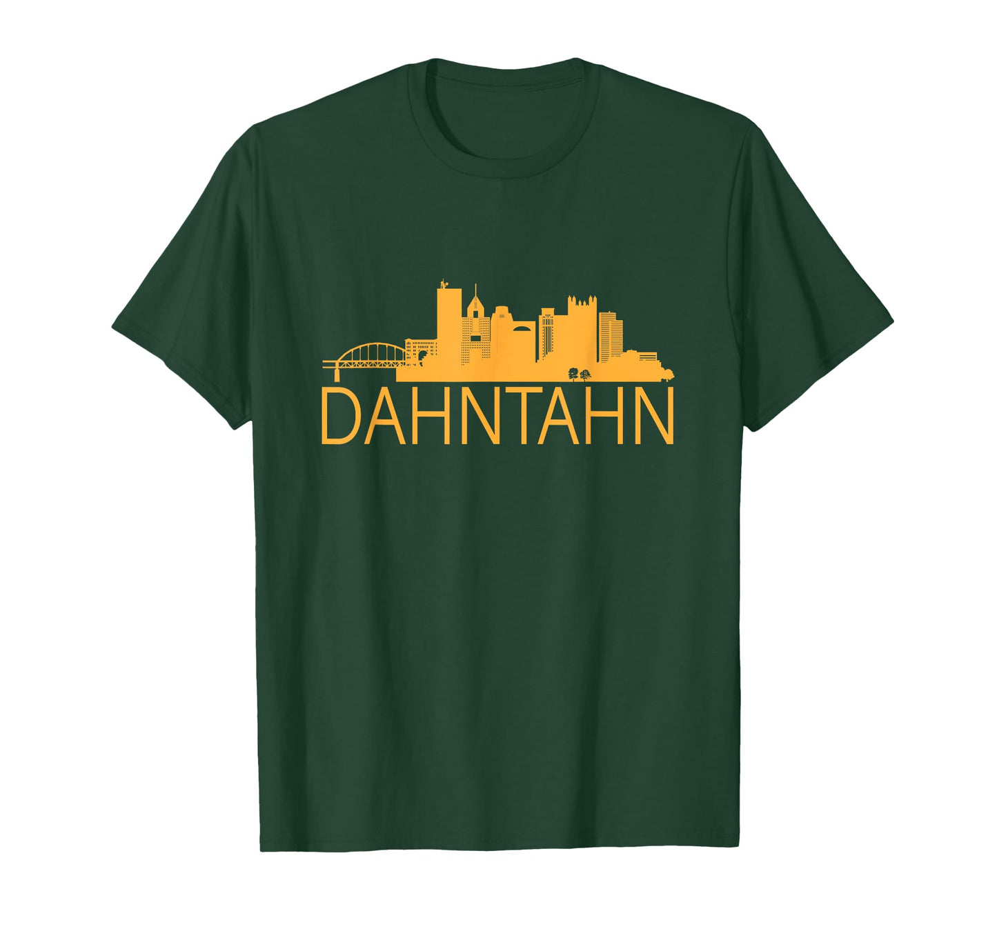 Pittsburghese Dahntahn Yinzer T shirt - Men Women Child T-Shirt