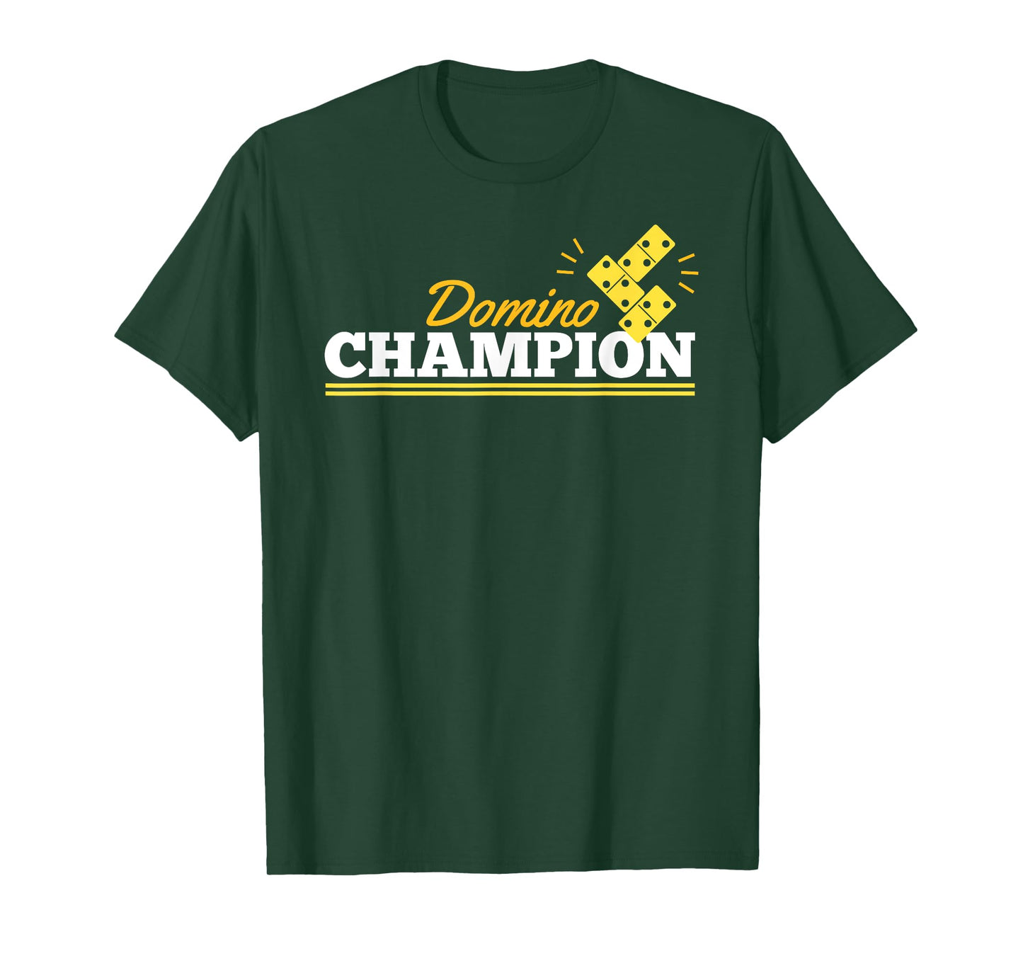 DOMINO CHAMPION Dominoes shirt for men women & kids Trophy T-Shirt