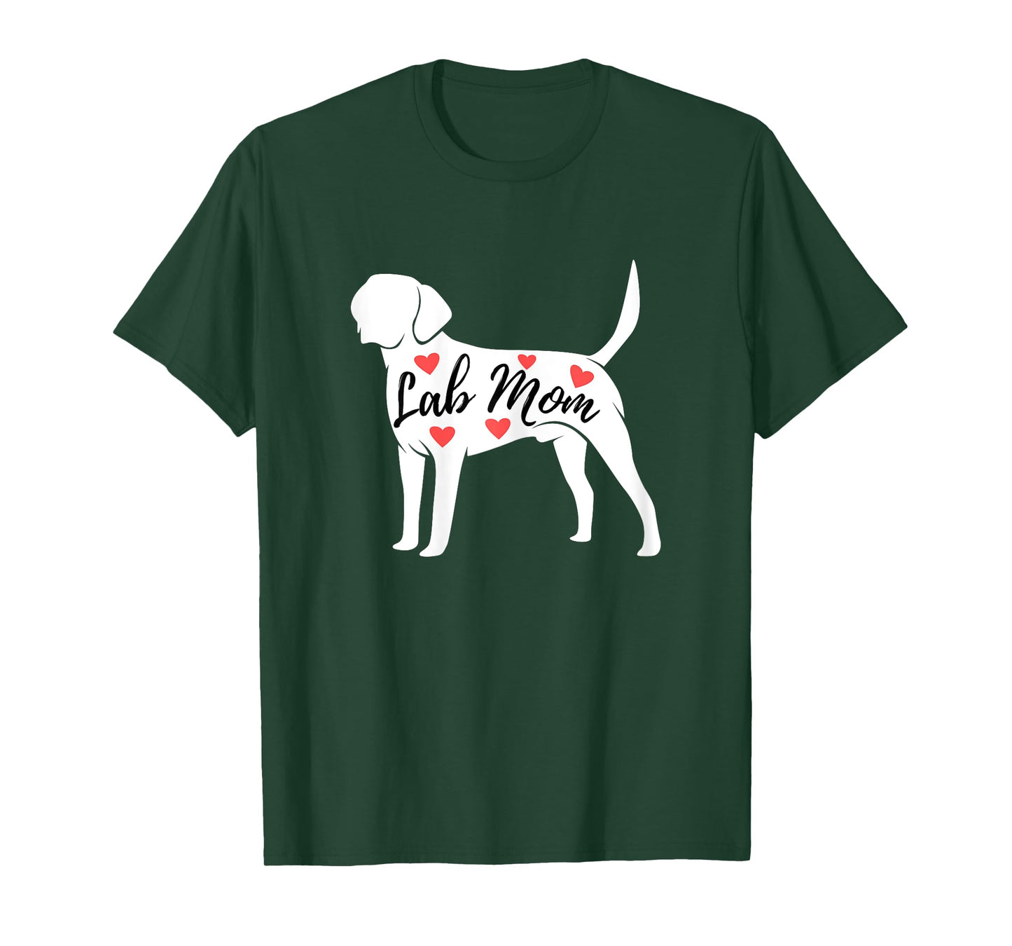 Lab Mom - Labrador Retriever Lover Dog Owner Pet T-Shirt for Women Girls Kids
