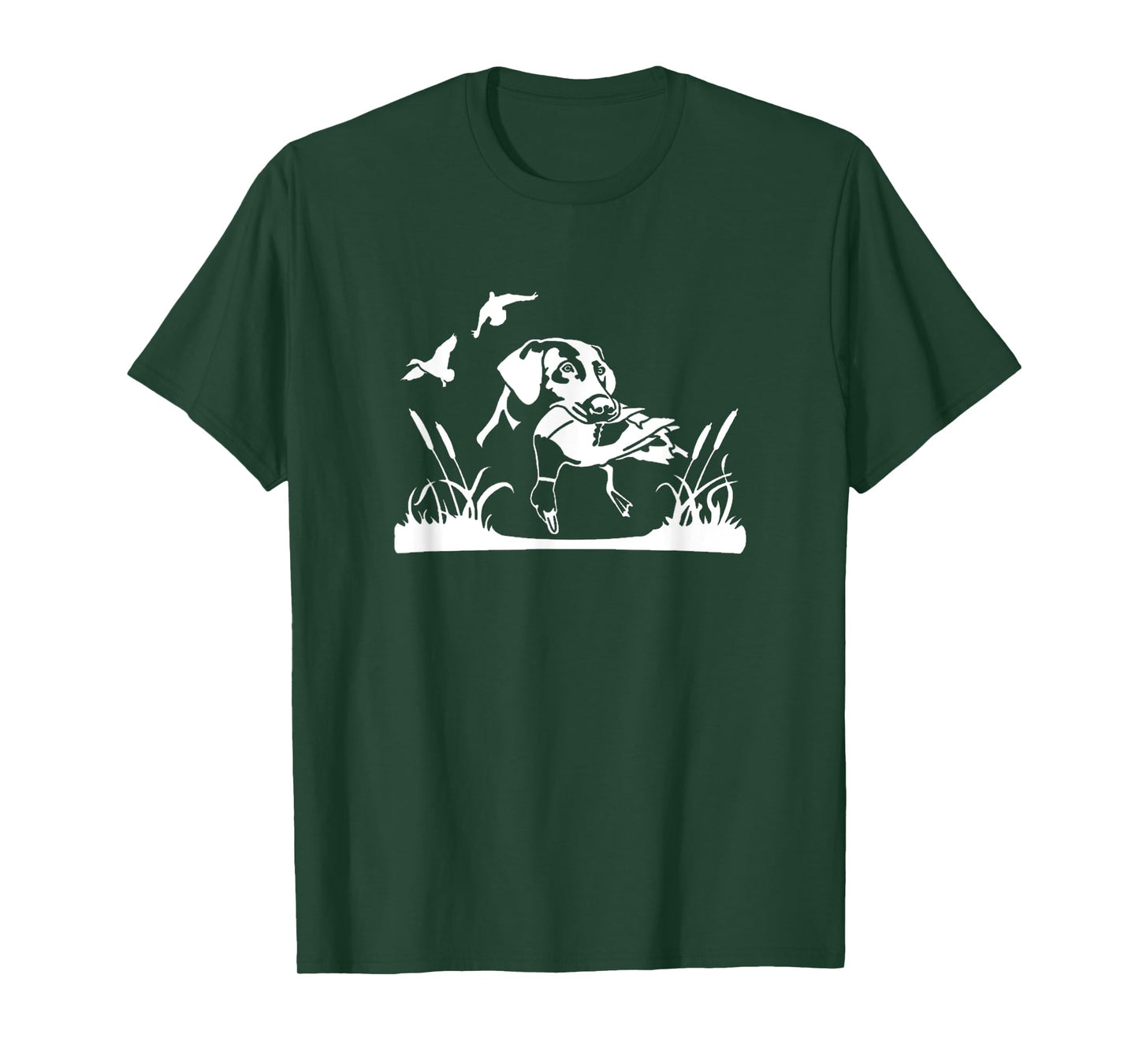 Bird Dog Duck Hunting Willow In The Marsh Hunter T-Shirt T-Shirt
