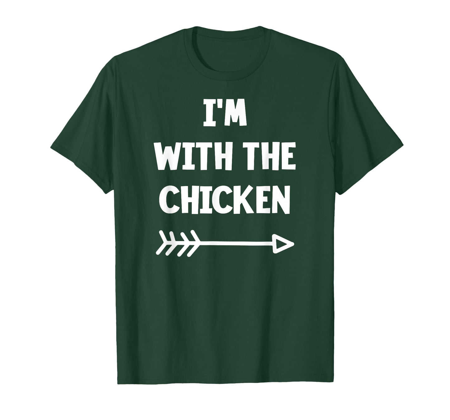 I'm with the Chicken Funny Lazy Halloween Costume T-Shirt