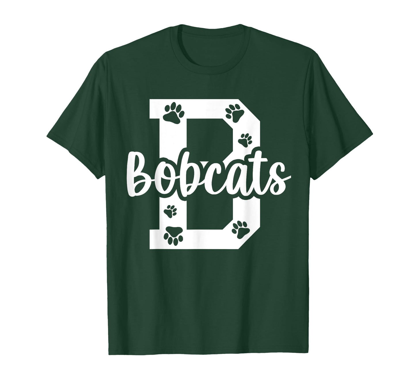 School Spirit Mascot Bobcats Back to School Teacher Student Men Women T-Shirt