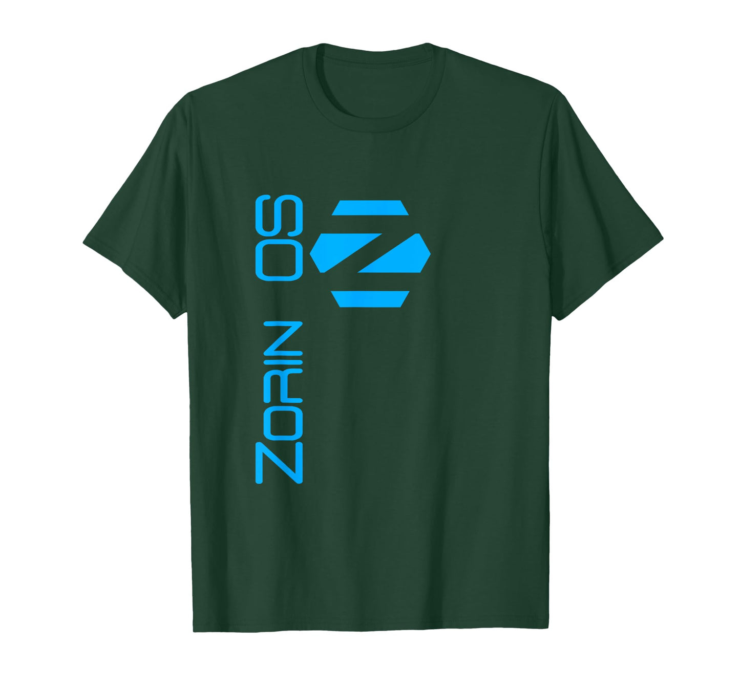 Linux Zorin OS tee with Tagline and Logo Open Source Os T-Shirt