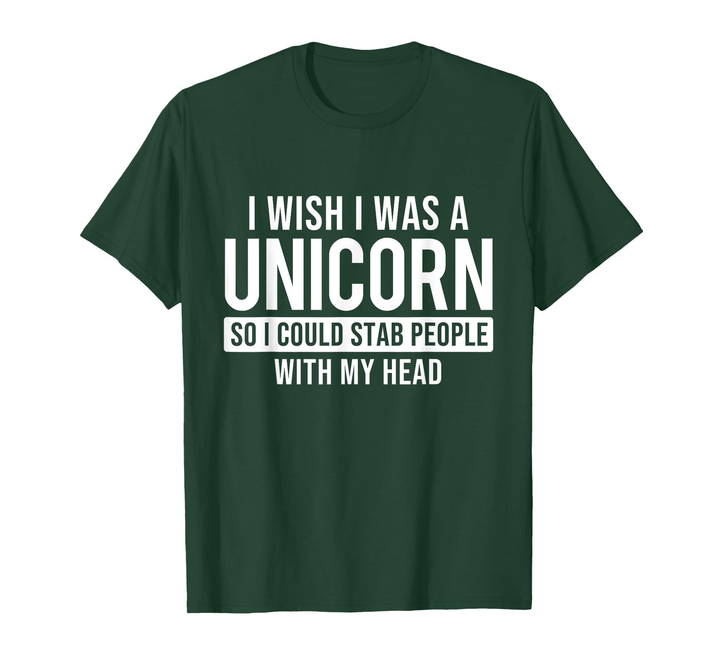 I Wish I Was A Unicorn - Mystical Creature Rainbow Unicorn T-Shirt