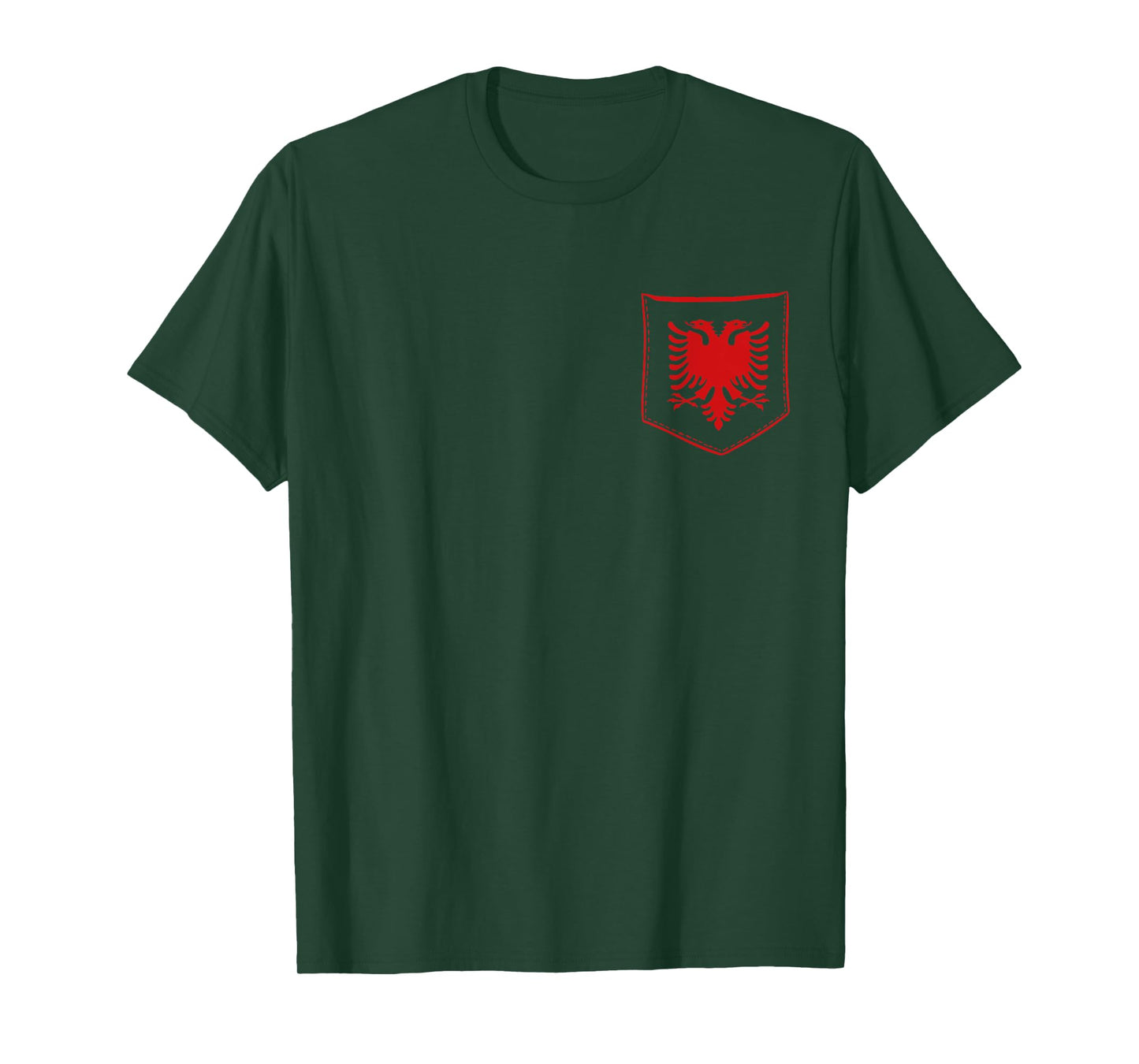 Albania Flag Shqip Shqiponja Albanian Eagle Albania T-Shirt