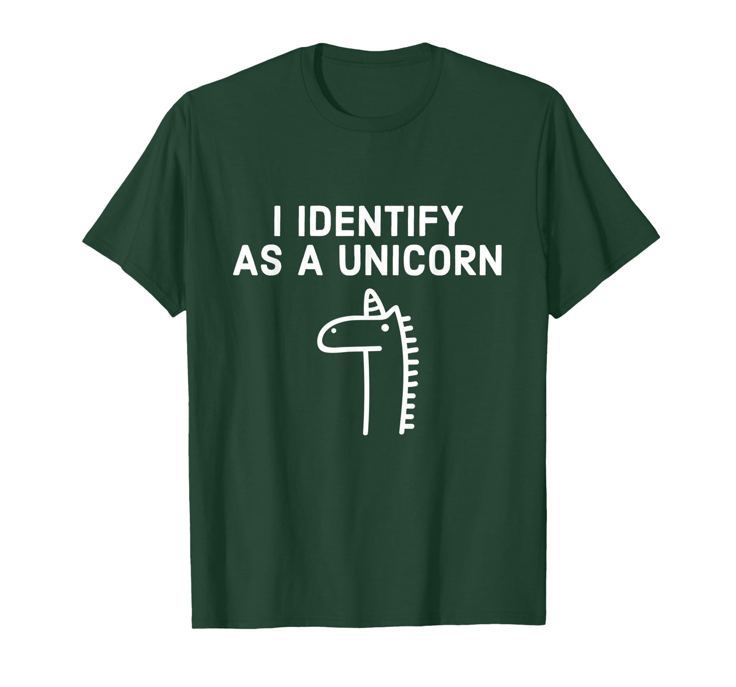 I Identify As A Unicorn - Halloween T-Shirt