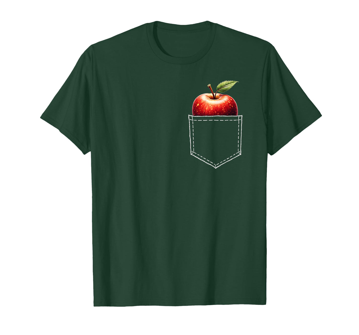 Cute Apple In The Pocket T-Shirt