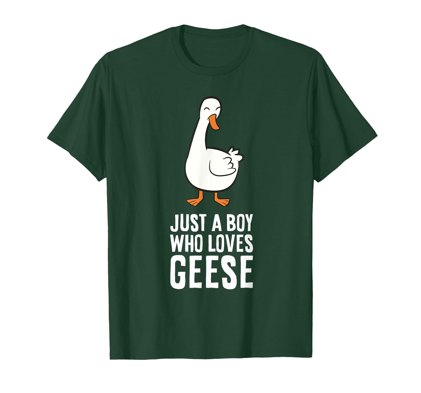 Just a Boy Who Loves Geese T-Shirt