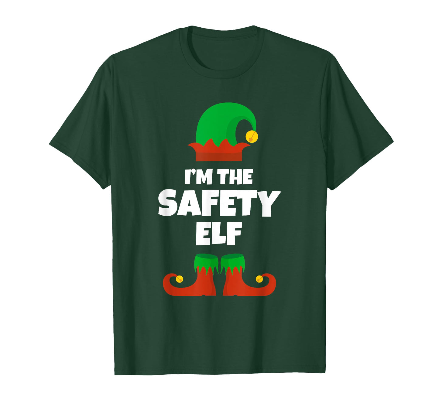 I'm The Safety Elf Family Pajama Christmas Funny T-Shirt