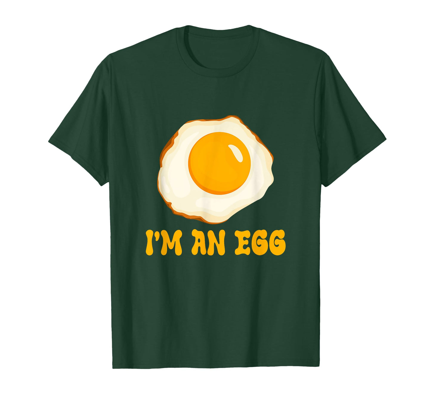 I'm An Egg Costume Funny Halloween Present Fried Egg Costume T-Shirt