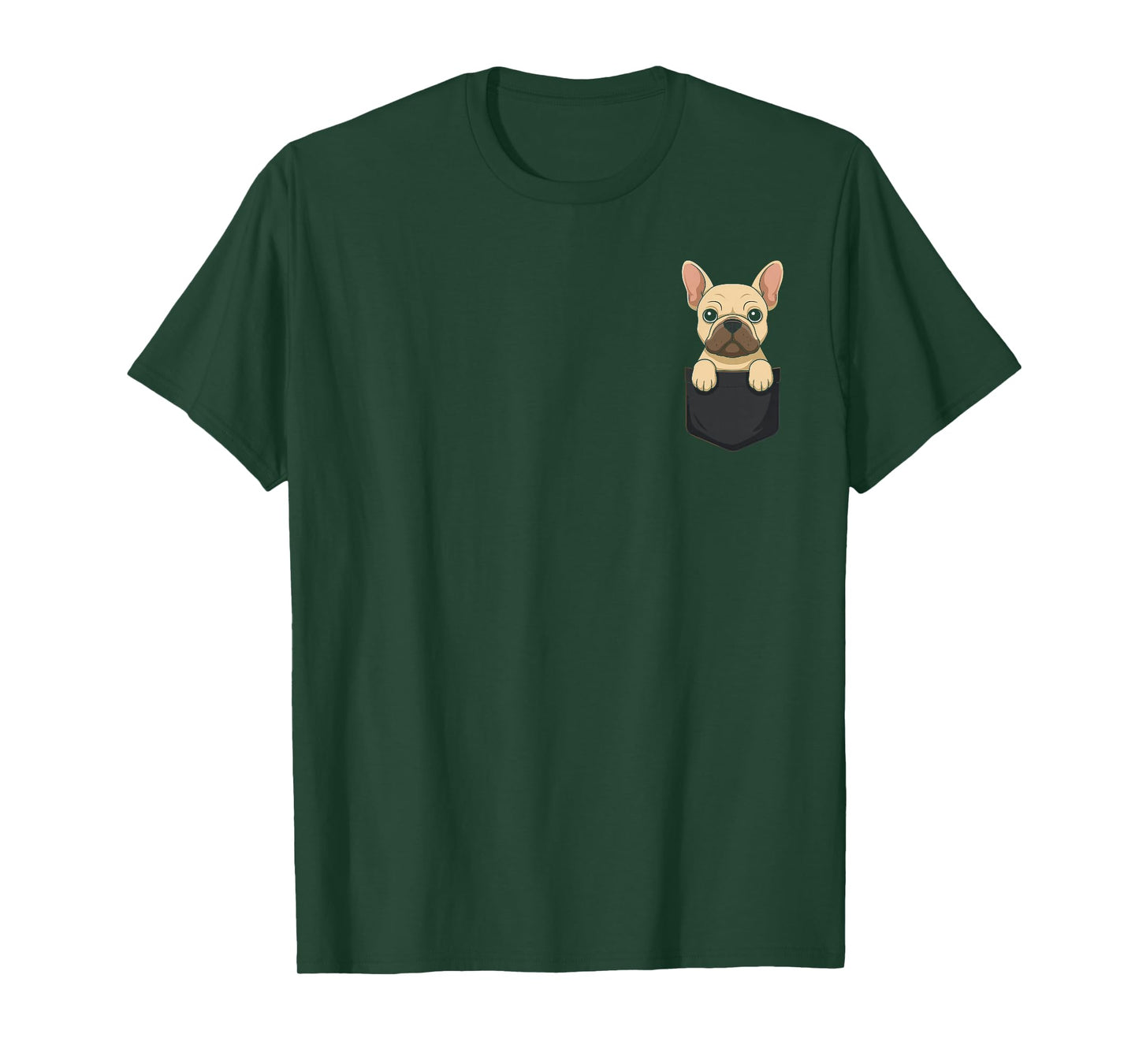 Cute Pocket French Bulldog Funny Dog Lover T-Shirt