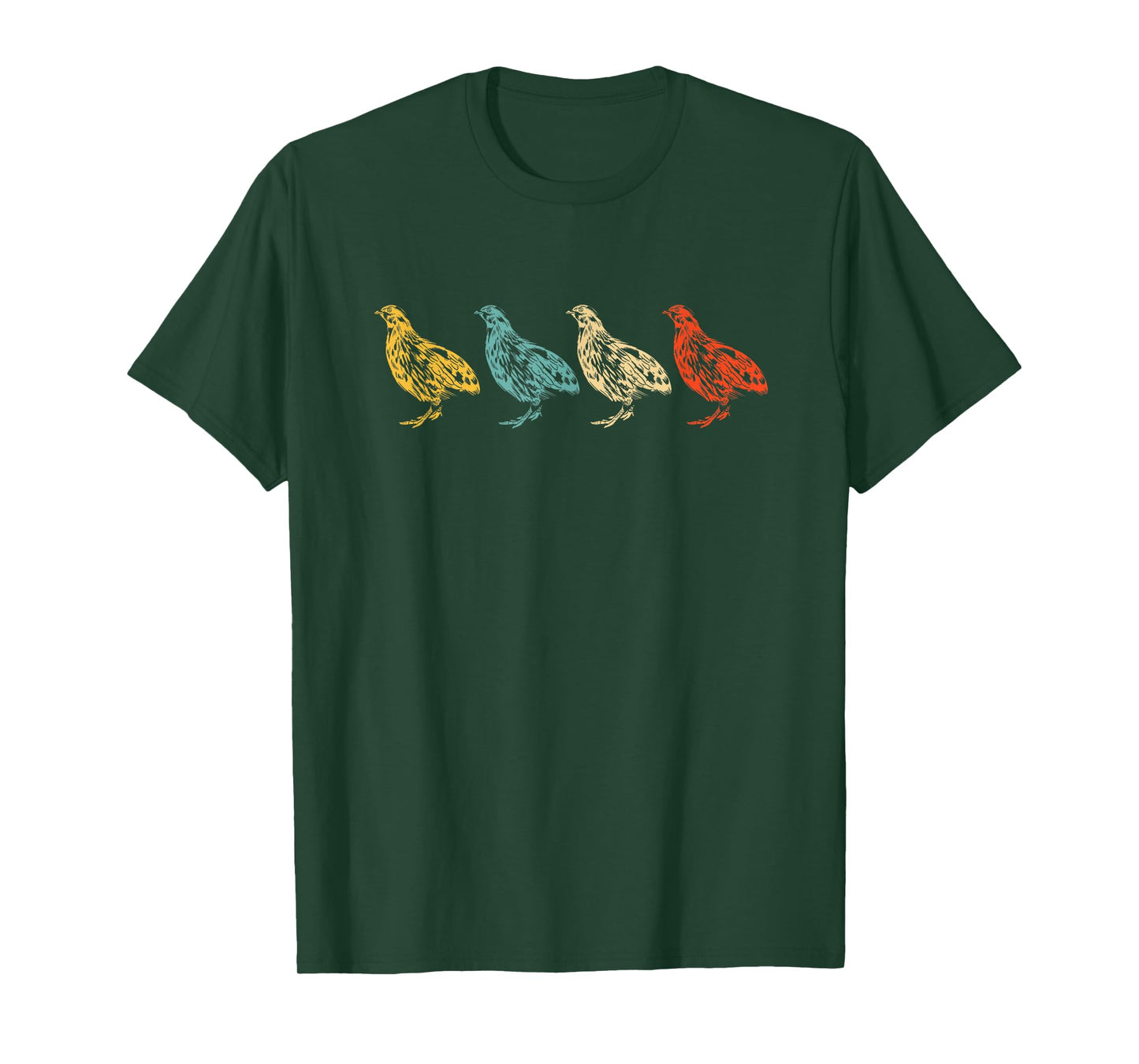 Vintage Quail Bird 60s 70s Quail T-Shirt