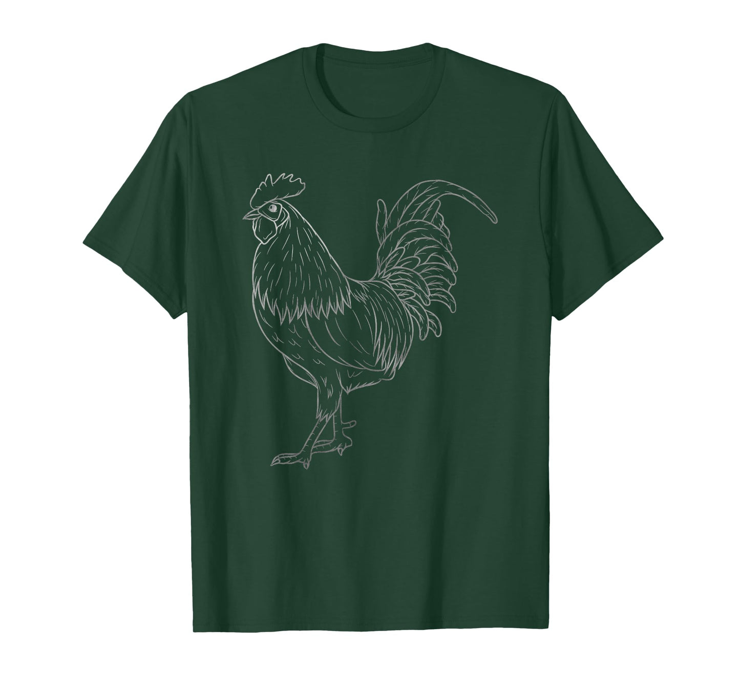 Chicken Art Colorful Rooster Funny Fowl Lovers Outfit T-Shirt