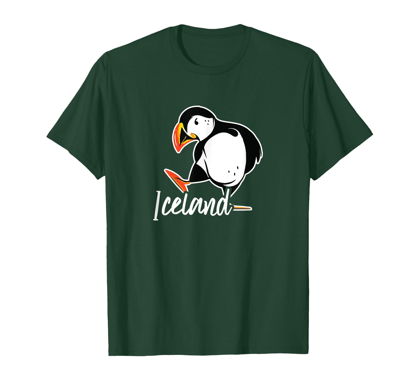 Iceland Shirt with Puffin Bird T-Shirt