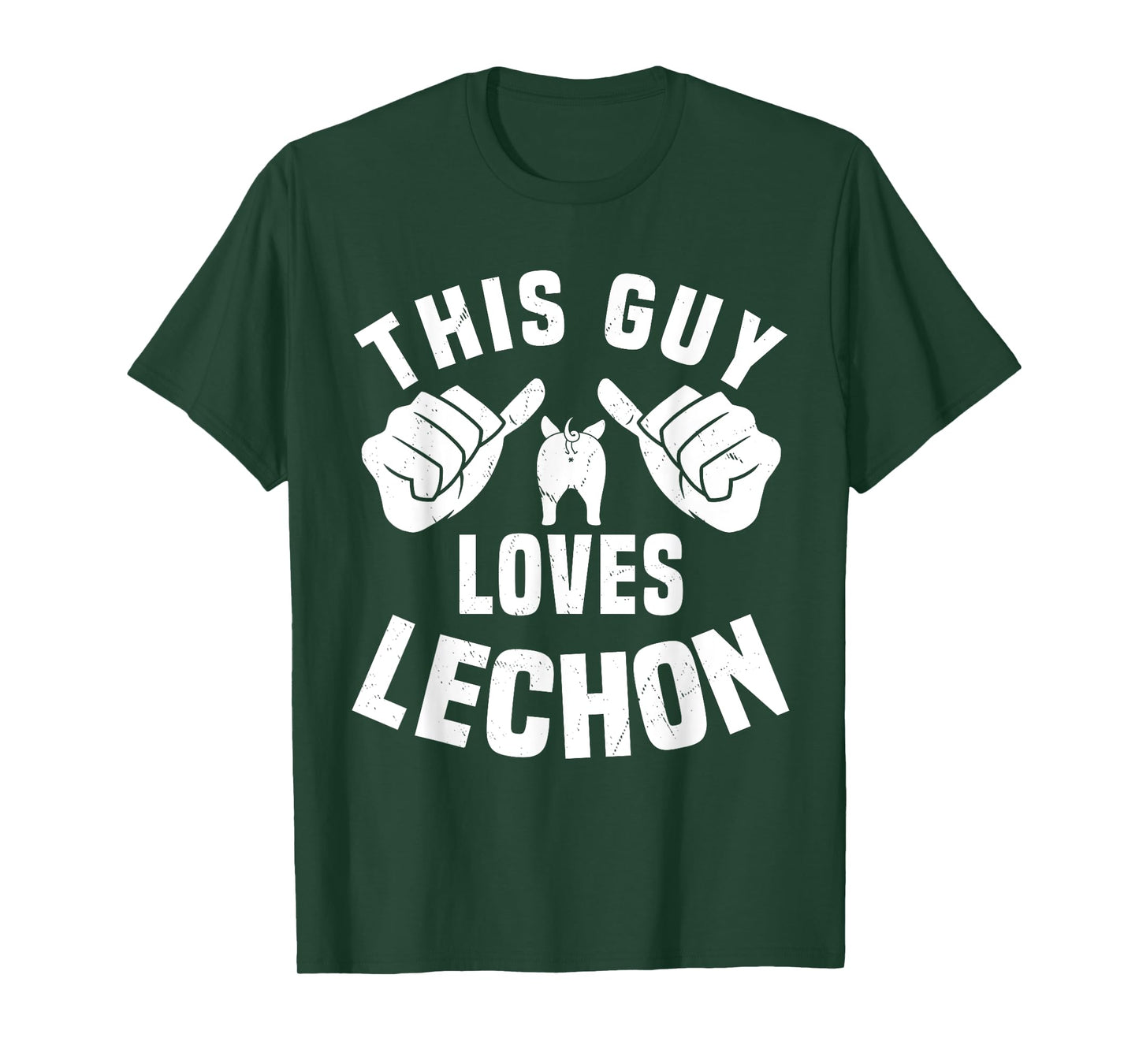This Guy Loves Lechon Funny Filipino Food Roasted Pork Lover T-Shirt