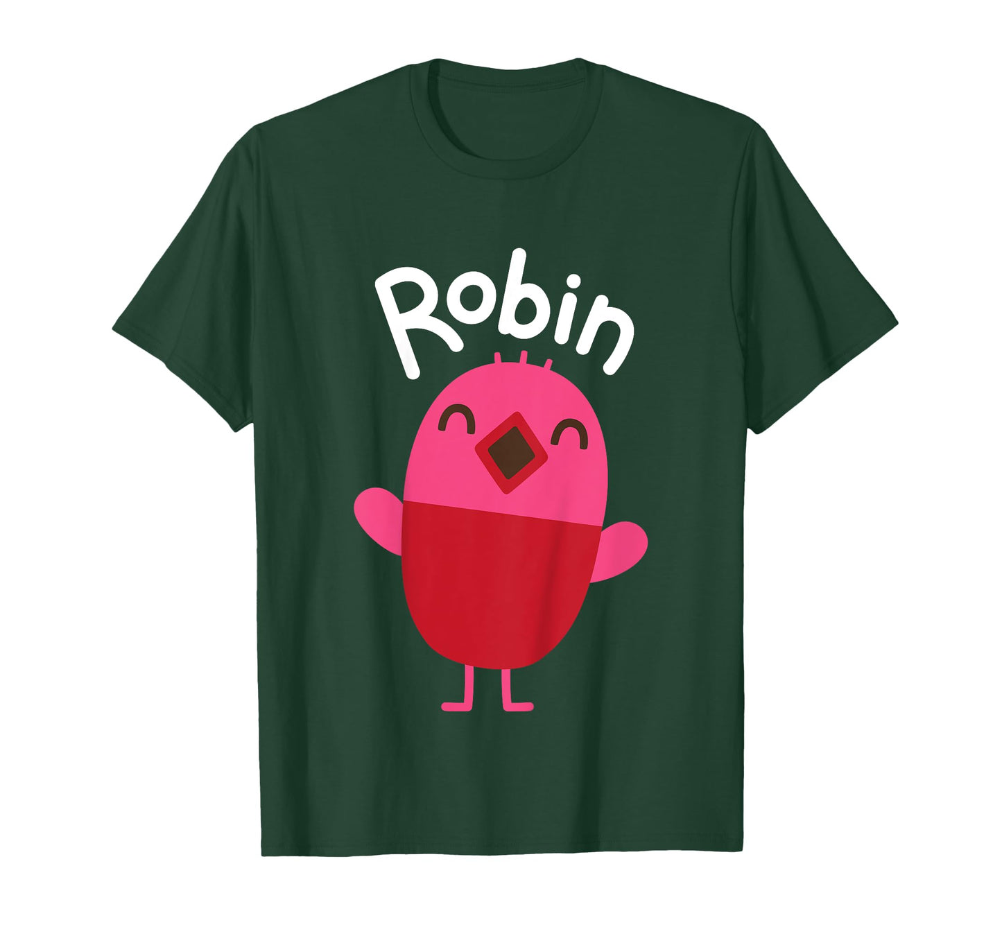 Sago Mini Robin Unisex-Kids Blue Cartoon Bird Character T-Shirt, Kids 2, Mandarin Collar, Short Sleeve, Modern Classic Fit, Polycotton, Machine Wash