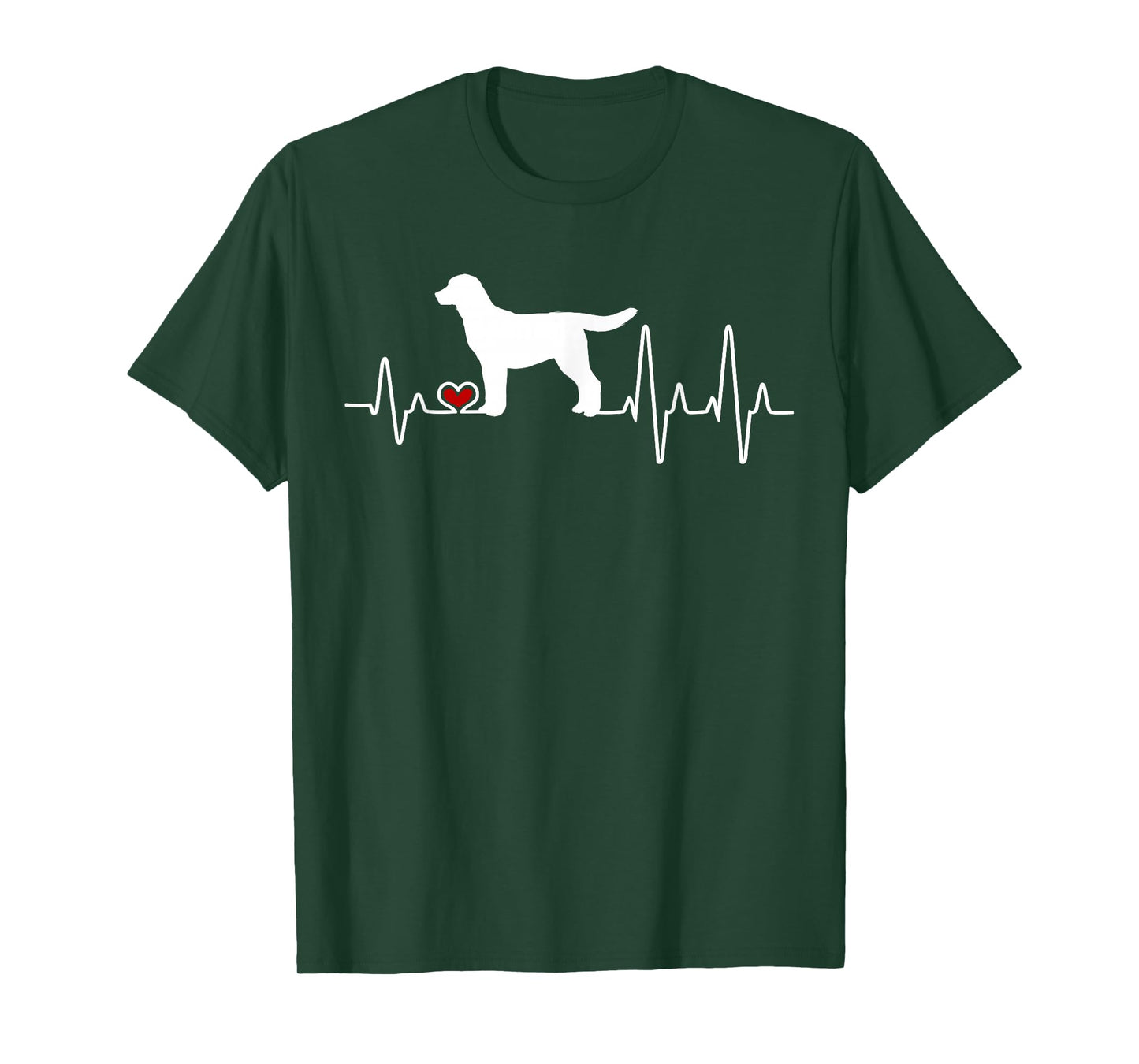 Labrador Dog Heartbeat Pulse T-Shirt T-Shirt for Men Women Girls Kids