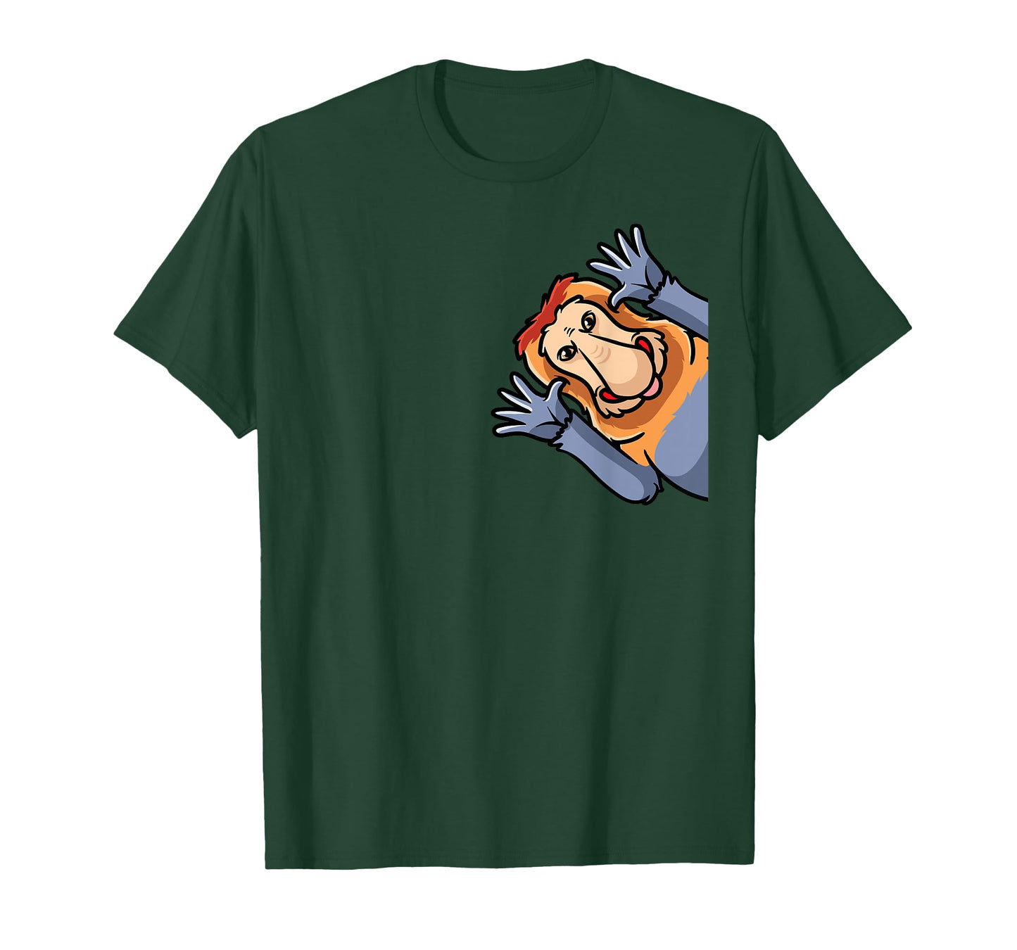 Proboscis Monkey Long-Nosed Monkey T-Shirt
