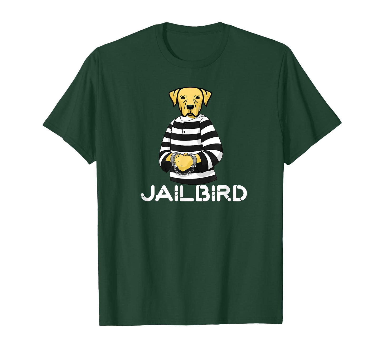 Funny Pet Puppy T-Shirt Dog Lovers Bad Jailbird Puppy TShirt T-Shirt