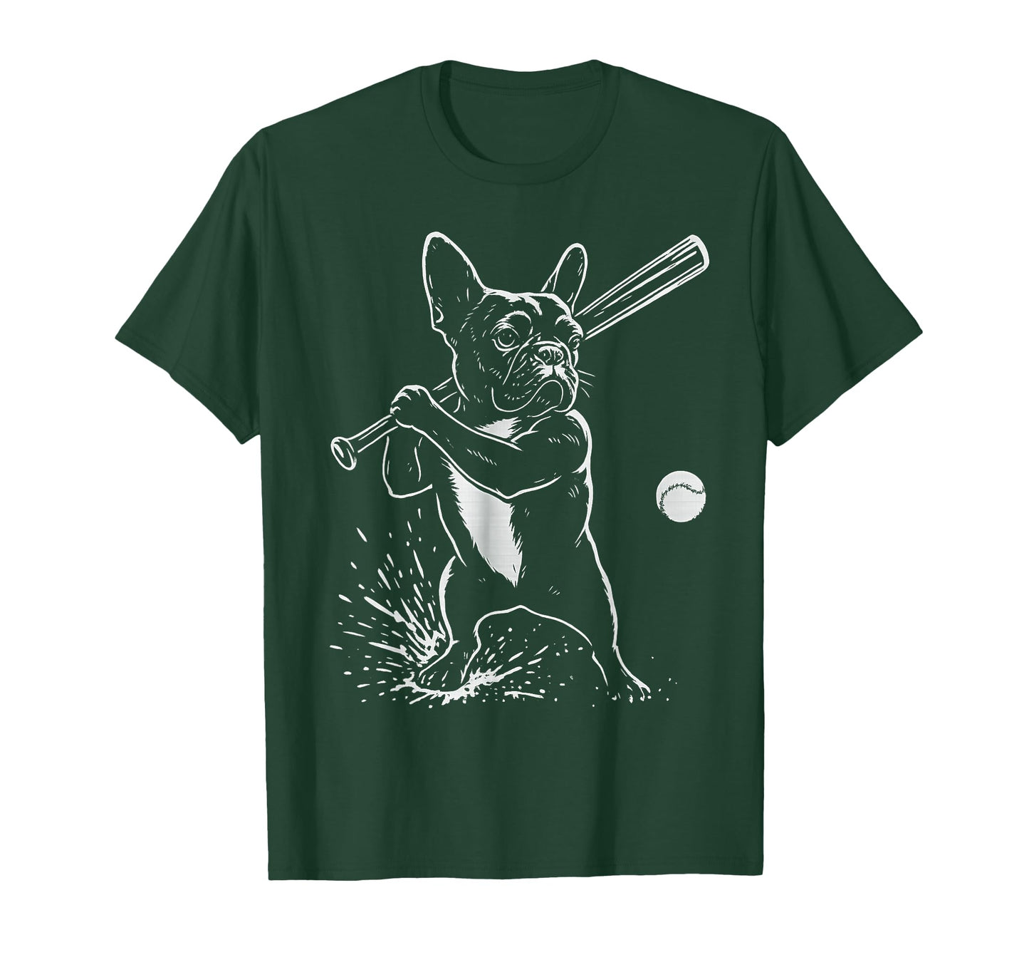 French Bulldog Baseball Sports Dog Lover T-Shirt
