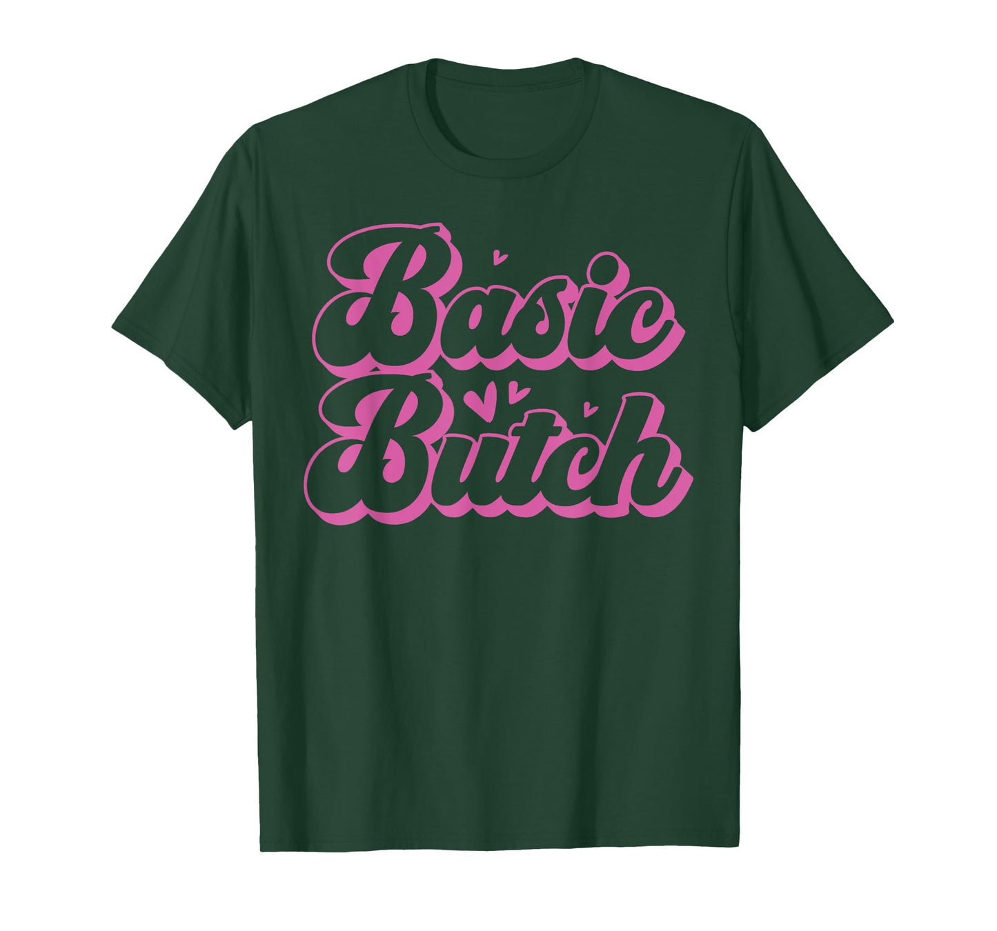 Basic Butch Playful Lesbian Pride Statement T-Shirt