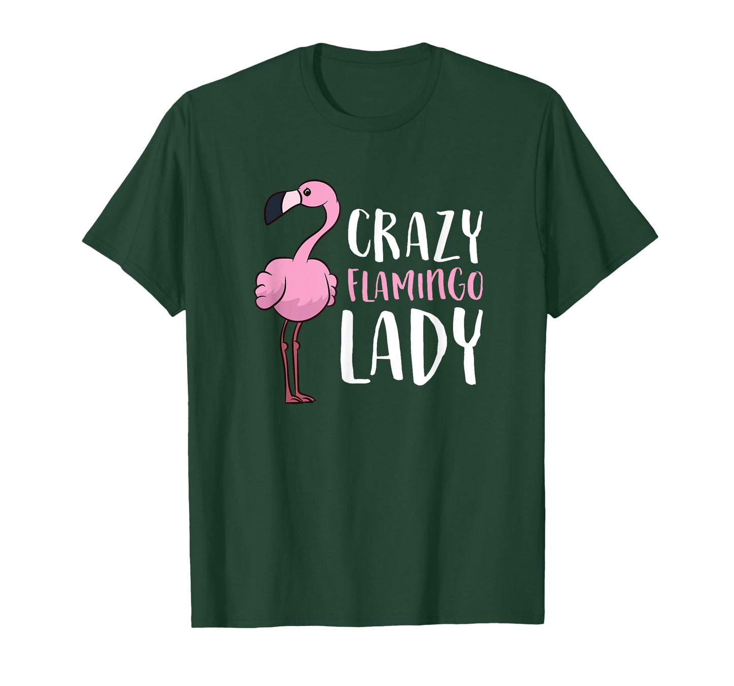 Women Love Flamingos Flamingo Girl Crazy Flamingo Lady T-Shirt