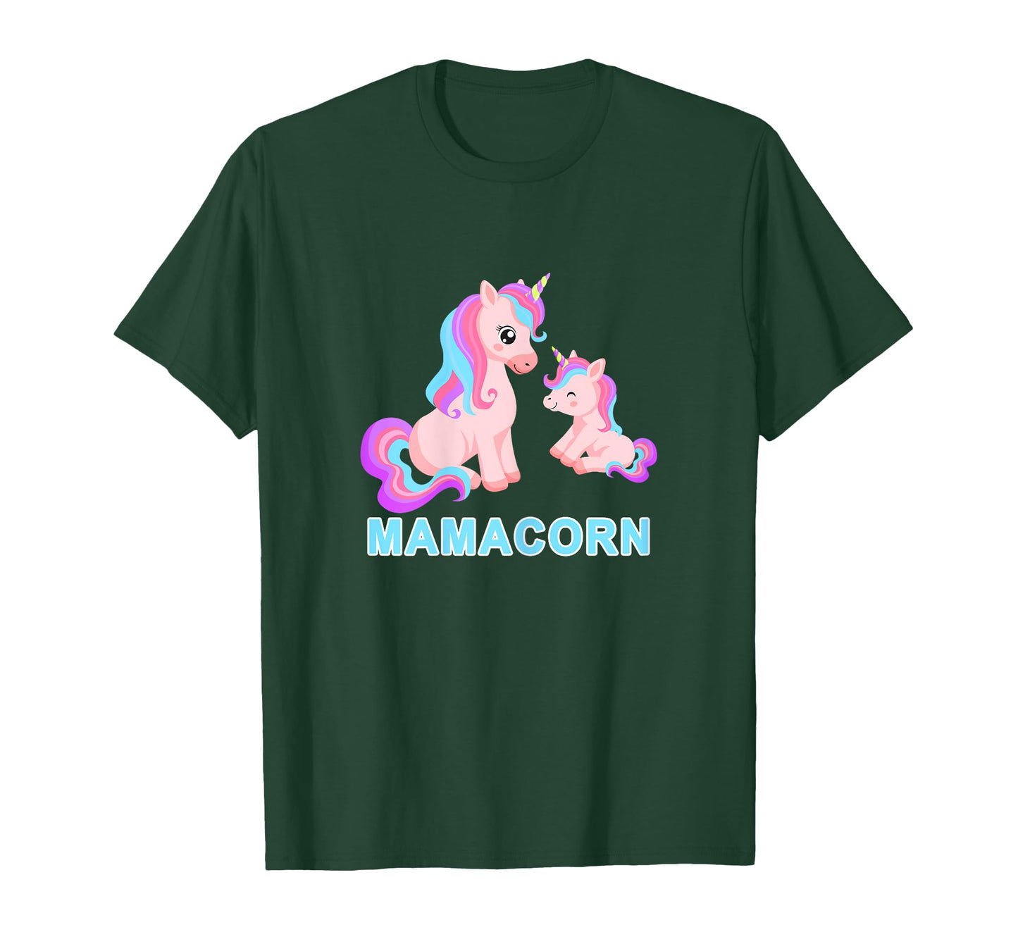 Kawaii Mamacorn Unicorn Mom Unicorn Mommy Loving Mama T-Shirt