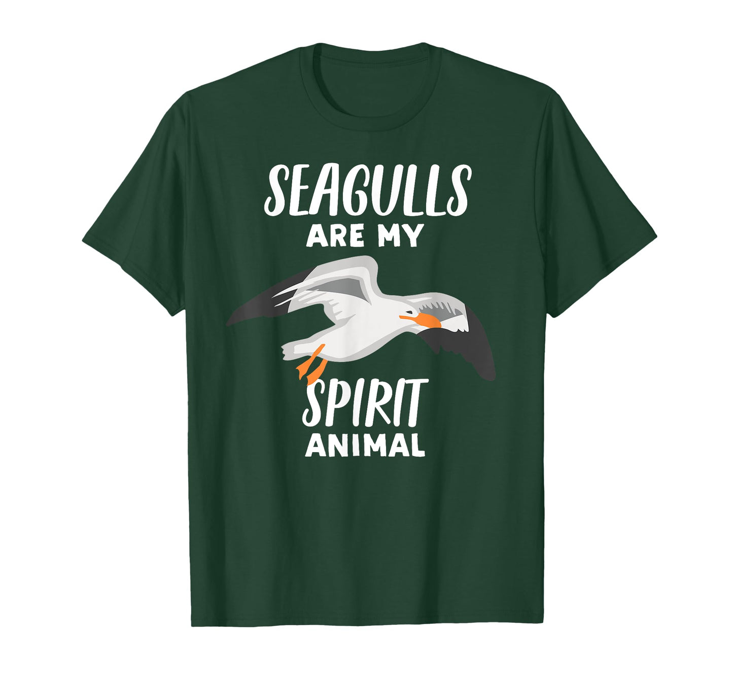 Seagulls Are My Spirit Animal | Funny Seagull Bird T-Shirt