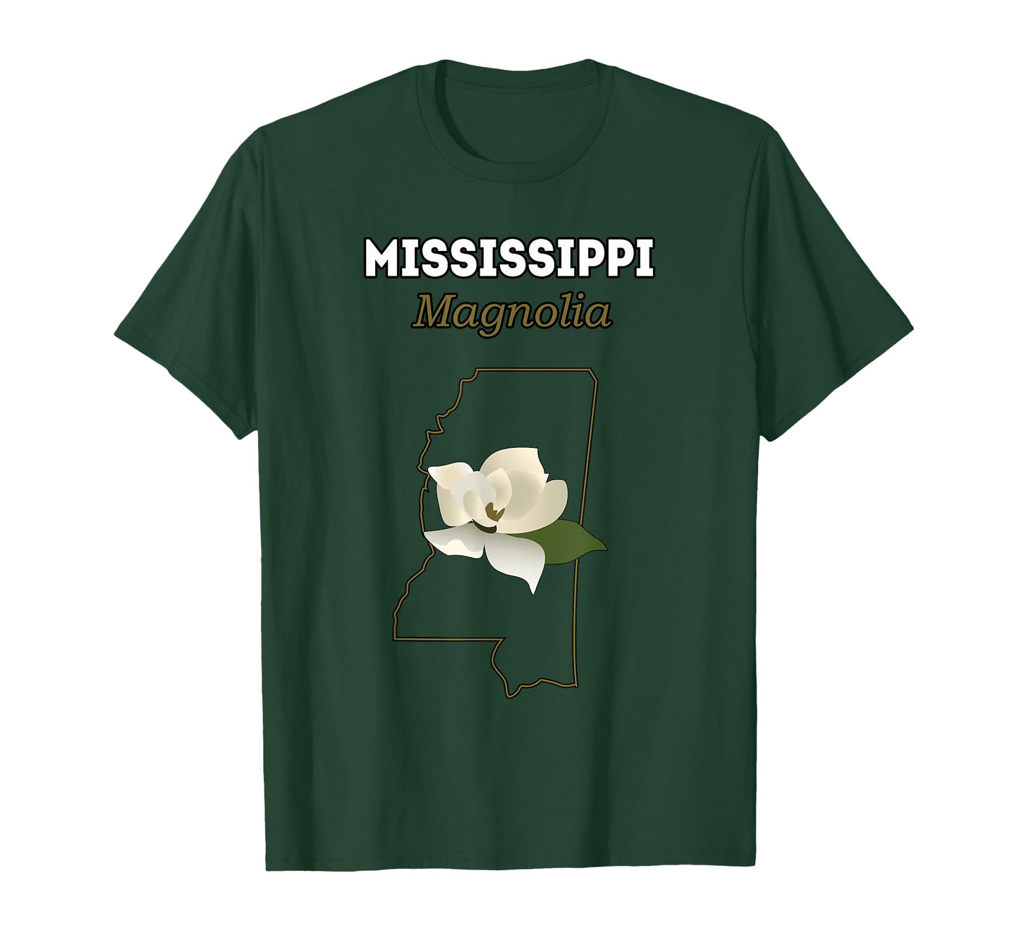 MISSISSIPPI MAGNOLIA Flower, Gift T Shirt T-Shirt
