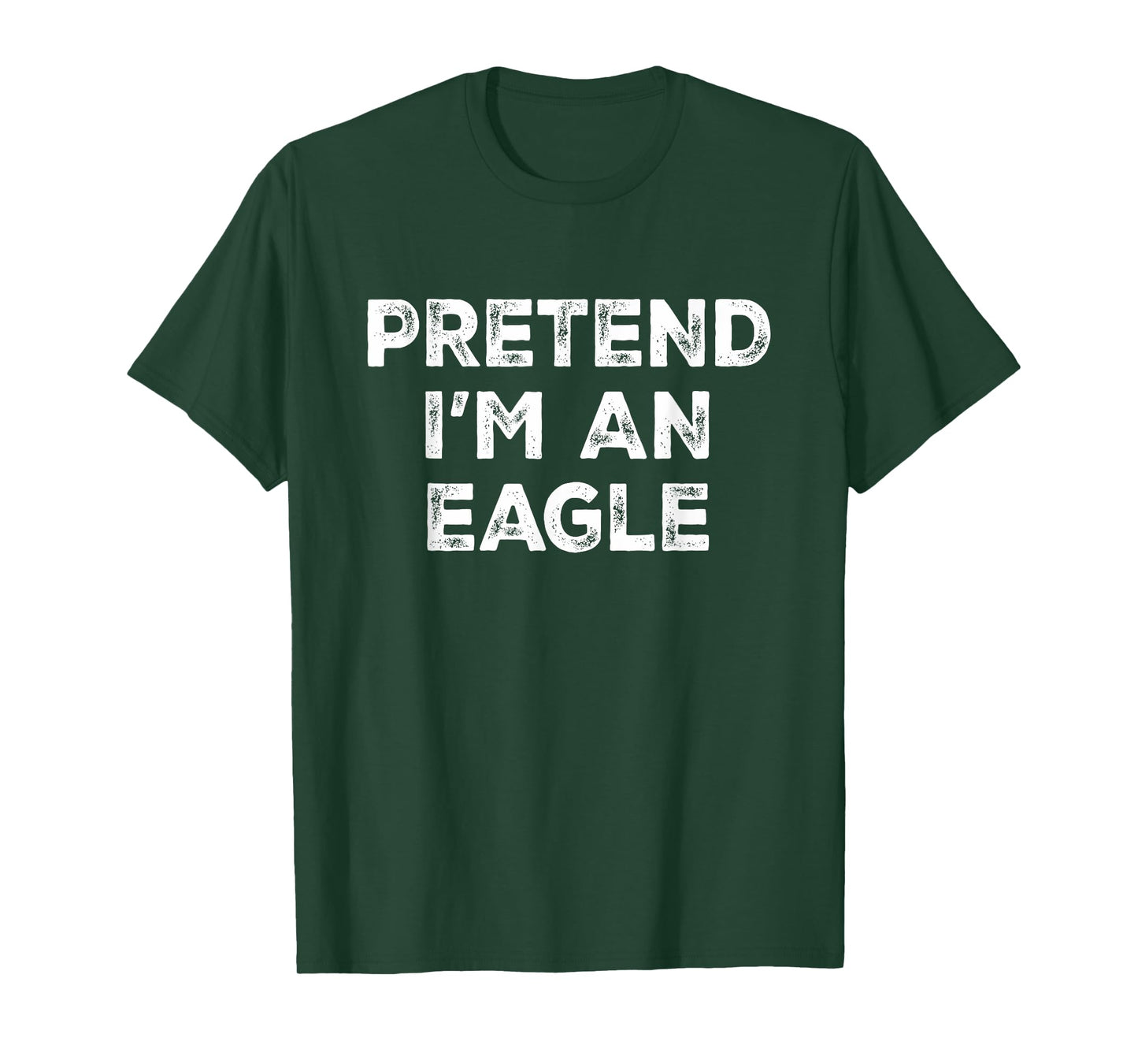 Pretend I'm An Eagle Lazy Halloween Costume T-Shirt